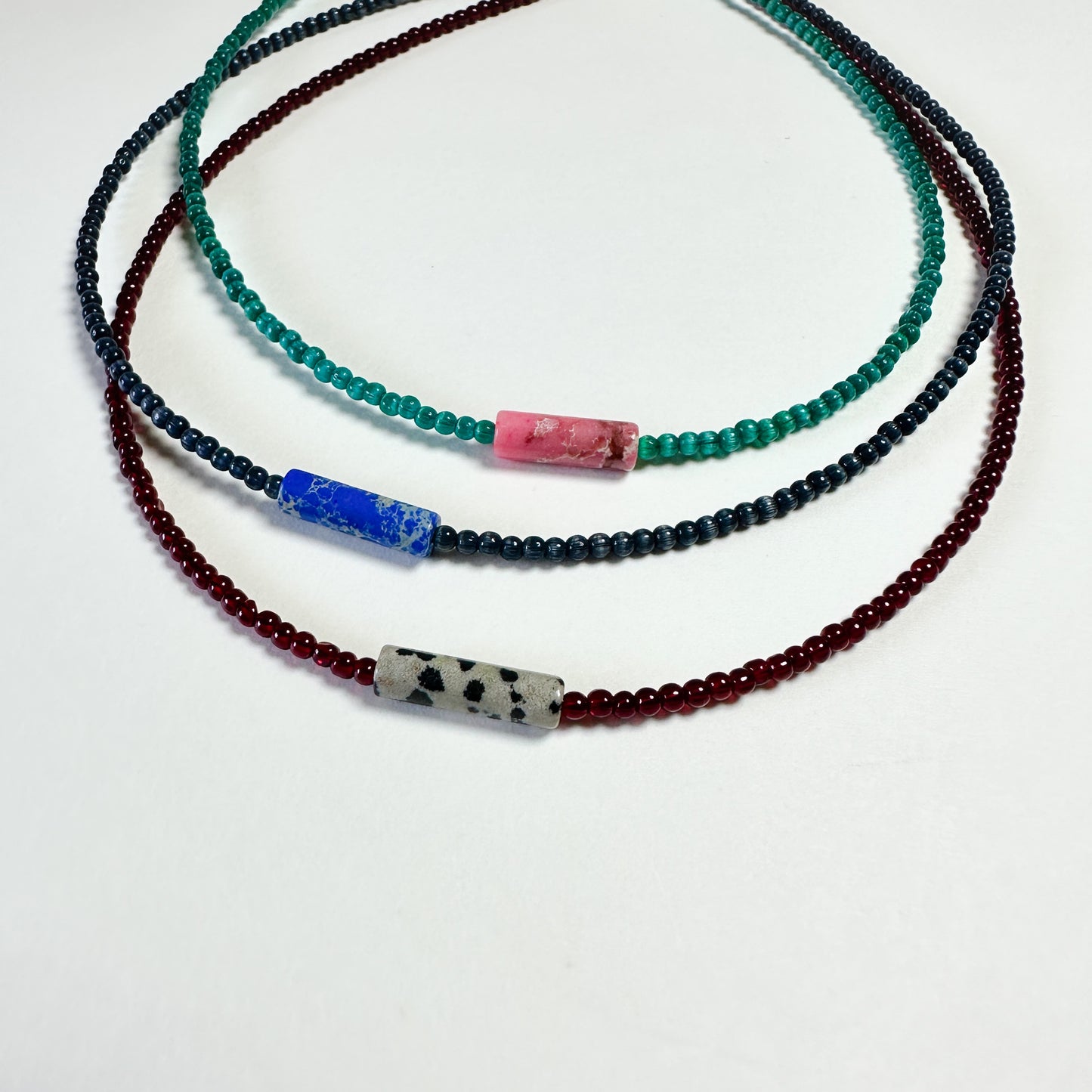 Bar Beaded Necklace