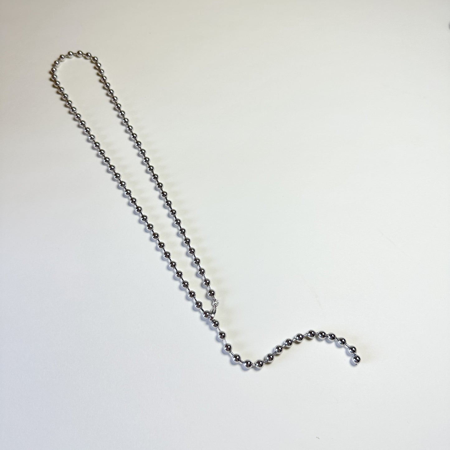 5mm Ball Chain Drop Necklace
