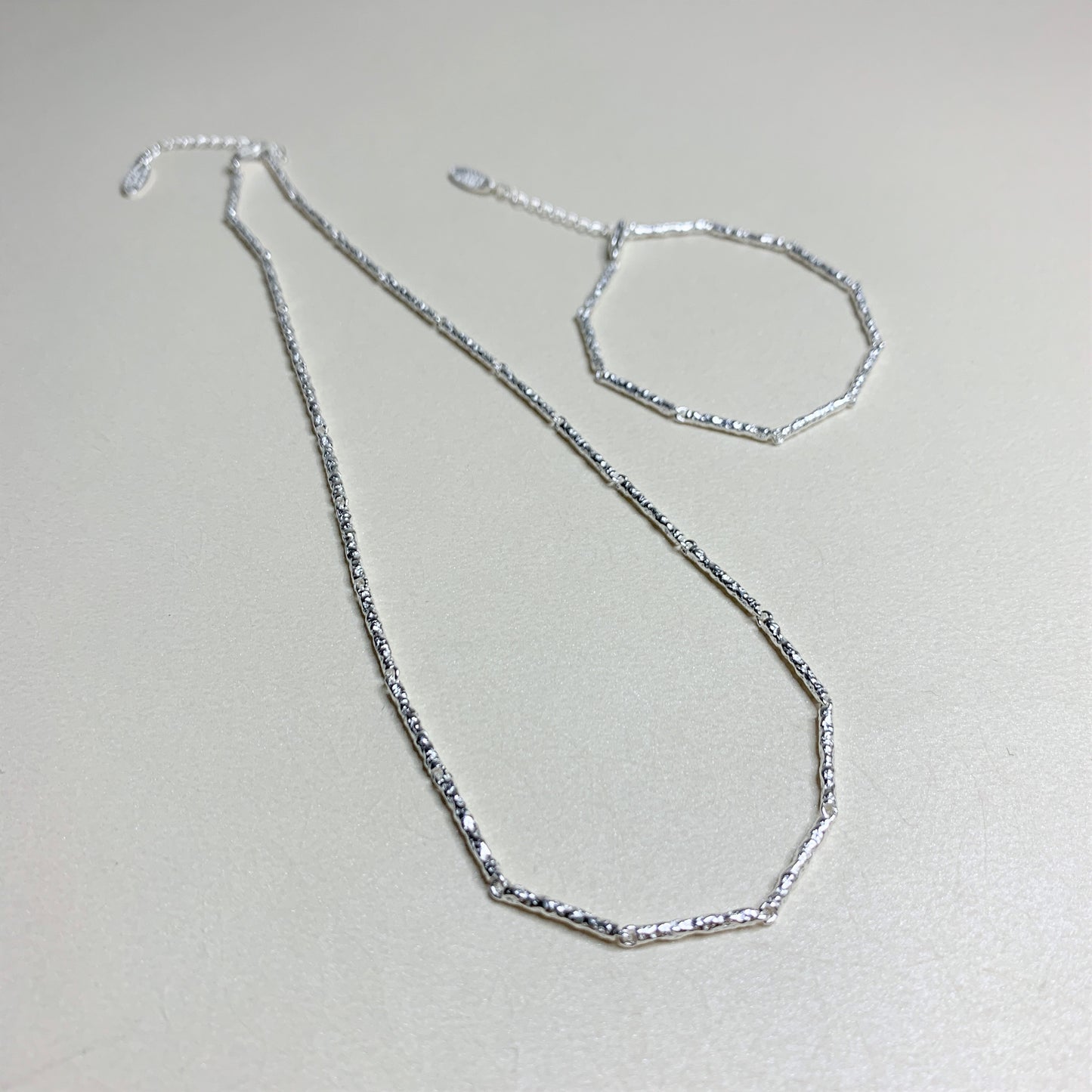 Silver Dash Necklace
