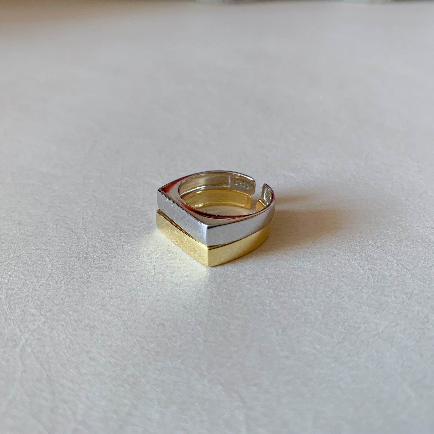 Rectangle Open Ring